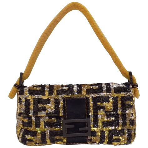 vintage fendi sequin bag|fendi sequin mini baguette.